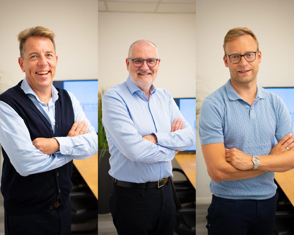 Die Gesellschafter Dr. Rüdiger Blaß, Stephan Brunn und Christian Butz
